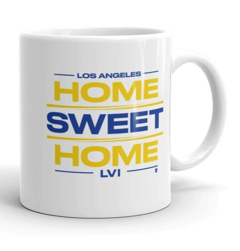 HOME SWEET HOME LOS ANGELES VINTAGE MUG