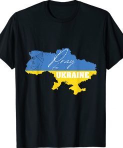 Peace Pray Ukraine Stand Support Ukrainian People TShirt