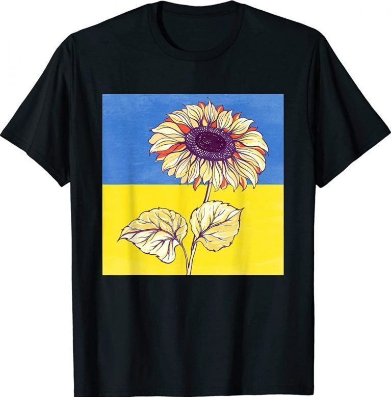 Sunflower Ukraine Flag Stand With Ukraine Strong Shirts