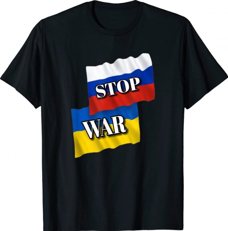 RUSSIA UKRAINE STOP WAR Vintage TShirt