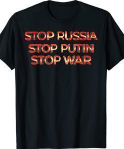 Stop War Say No to War Pray for Ukraine 2022 Shirts