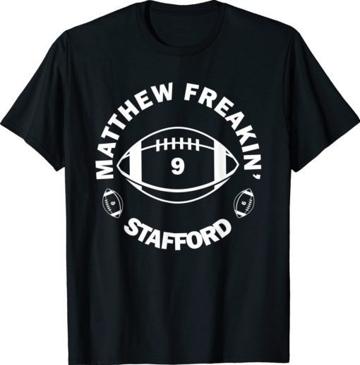 Matthew Freakin Stafford Number 9 Lover Vintage TShirt