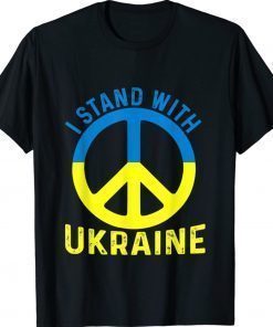 Peace in Ukraine Support Ukraine Strong TShirt