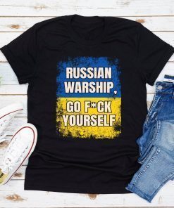 Russian Warship Go Fuck Yourself Soldiers Last Words Vintage TShirt