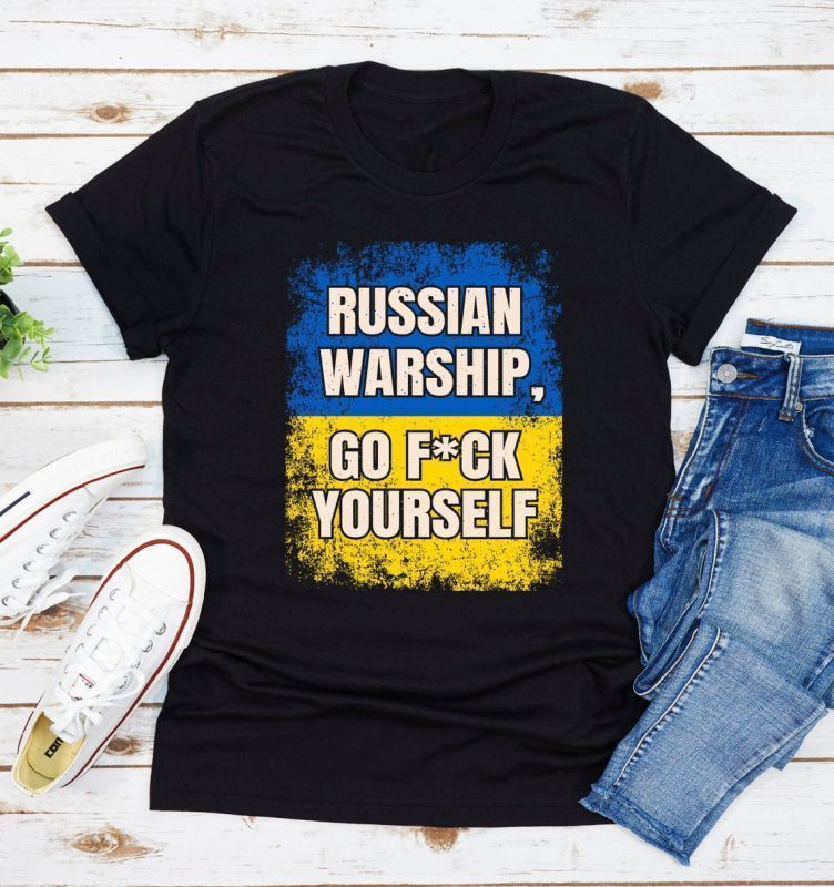 Russian Warship Go Fuck Yourself Soldiers Last Words Vintage TShirt