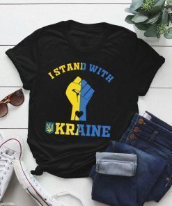 I Stand With Ukraine Flag Support Ukraine T-Shirt