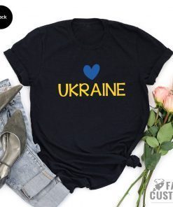 Love Stand With Ukraine Support Ukraine T-Shirt