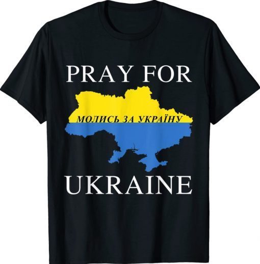 Pray For Ukraine No War In Ukraine 2022 T-Shirt