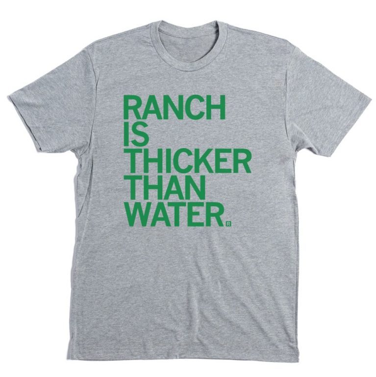 Ranch is thicker than water vintage t-shirt