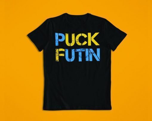 Fuck Putin Stand With Ukraine Shirt Anti Putin Cotton Tee Funny Puck Futin Shirt for Ukrainian Patriots