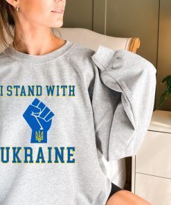 Support Ukraine Stand With Ukraine Tee Shirt No War in Ukraine