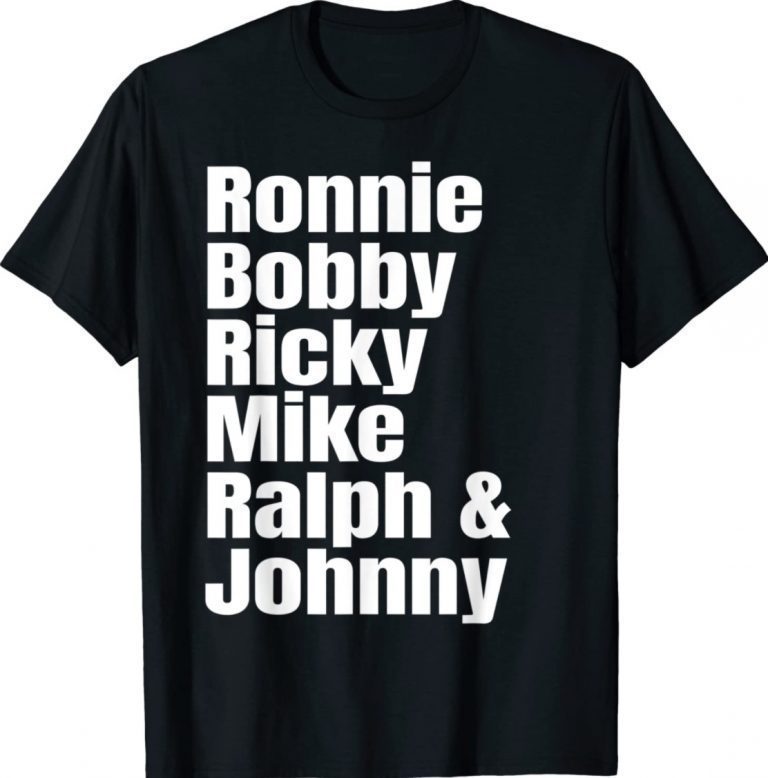 Vintage Ronnie Bobby Ricky Mike Ralph and Johnny TShirt