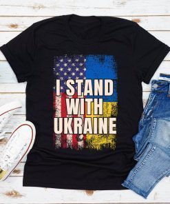 Ukrainian Flag, Ukrainian Roots I Stand With Ukraine Shirt, I Support Ukraine Shirt, American Flag