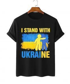I Stand With Ukraine No War In Ukraine T-Shirt Ukrainian Flag Shirt Support Ukraine Shirt