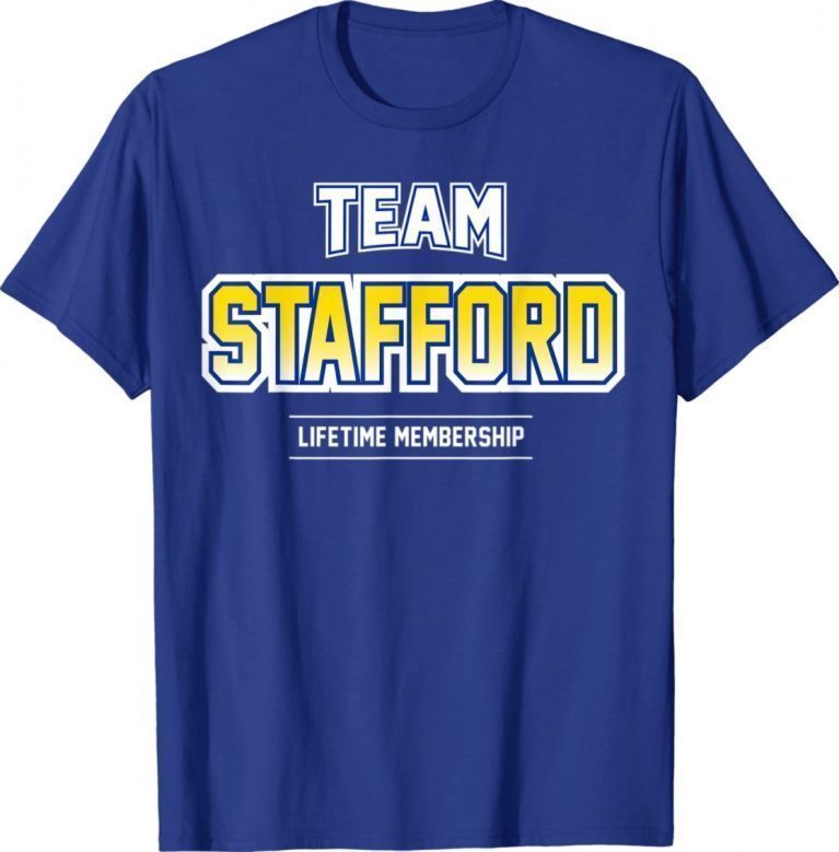 Vintage Team Stafford Gift Proud Family Last Name Surname Shirts