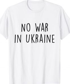 No War In Ukraine I Stand With Ukraine Vintage TShirt