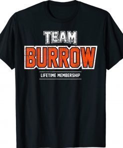 Vintage Team Burrow Proud Family Last Name Surname TShirt