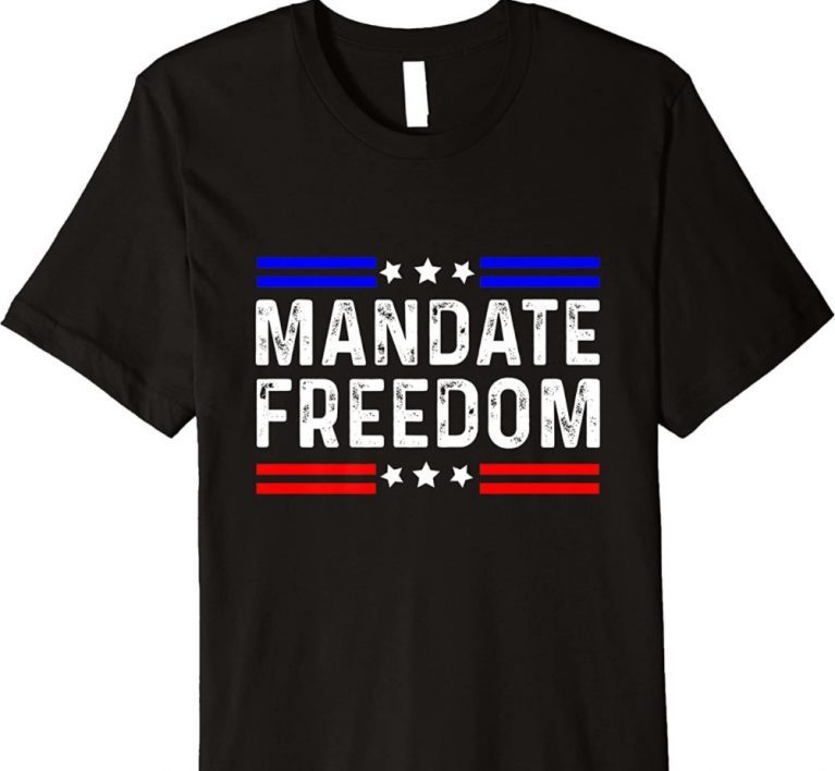 Mandate Freedom American Flag Support Medical Freedom Vintage Shirts