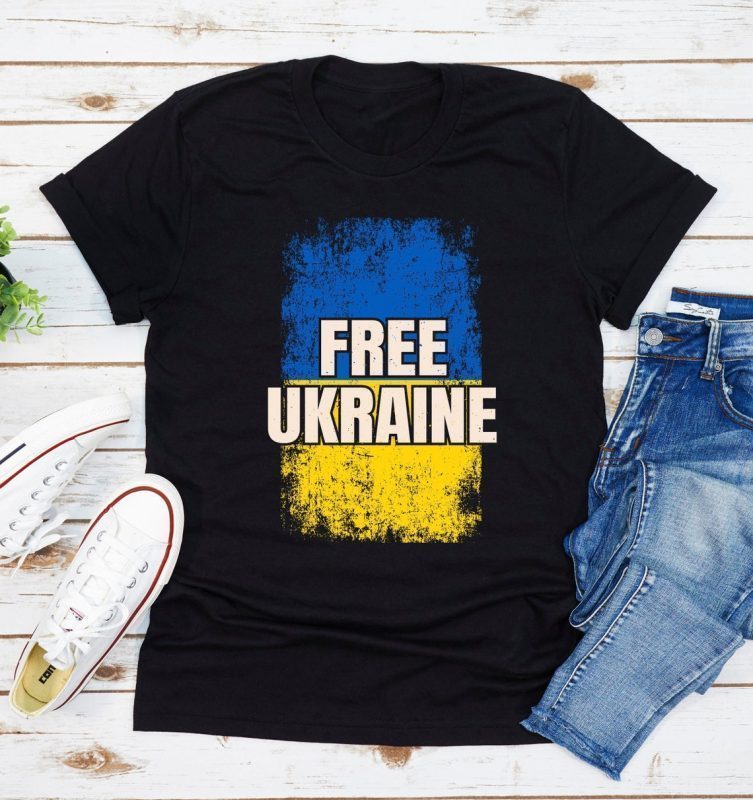 Ukrainian Flag Free Ukraine Support Ukraine Shirt