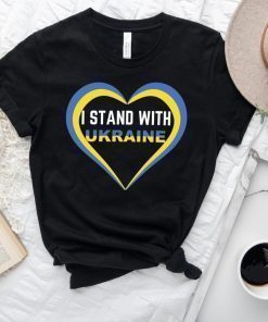 I Stand With Ukraine I Support Ukraine Flag Tee Shirt Ukrainian Roots Ukrainian Lover Support Ukraine Shirt Ukraine Patriot