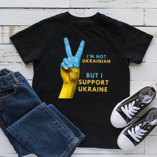 I Stand With Ukraine Tee Shirt Puck Futin Shirt Stand With Ukraine Ven I'm not Ukrainian Shirt, Anti Putin Shirt, I Support Ukraine Shirt