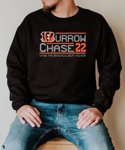 Burrow Chase 22 Cincinnati Bengal Super Bowl Champ 2022 Tee Shirt