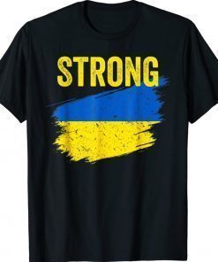 Strong Free Ukraine Flag Shirts