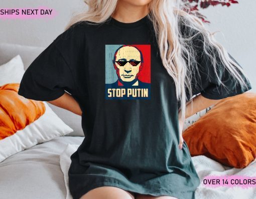 STOP PUTIN Support Ukraine T-Shirt