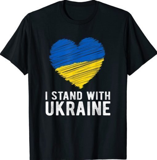 I Stand With Ukraine Stop War Ukraine Shirt