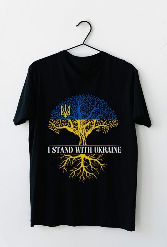 I Stand With Ukraine Ukraine Flag I Support Ukraine 2022 Shirts