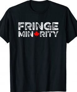 Fringe Minority Canada Truck Canadian Truckers Meme Freedom Vintage TShirt