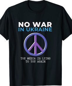 Official No War in Ukraine T-Shirt