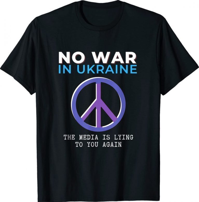 Official No War in Ukraine T-Shirt