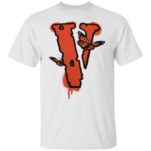 Vlone x Juice Wrld Butterfly Tee Shirt