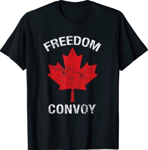 VINTAGE FREEDOM CONVOY 2022 CANADIAN TRUCKER Tee Shirt