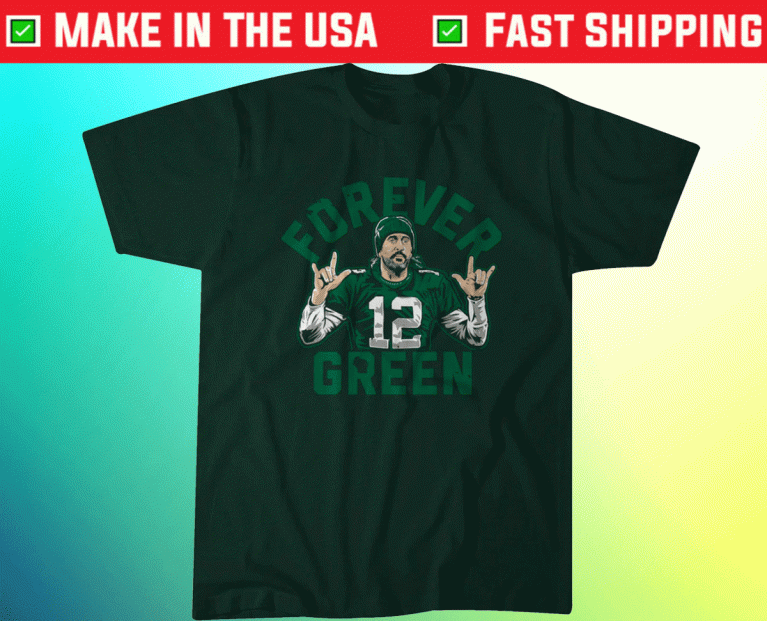 Aaron Rodgers Forever Green Vintage Shirts