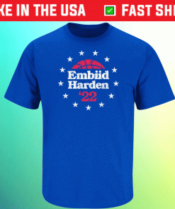 Embiid Harden '22 Philadelphia Basketball Vintage TShirt