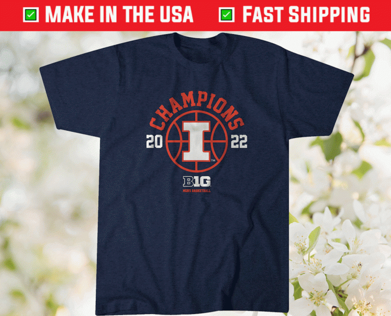 Illinois Basketball B1G Champs Vintage Shirts