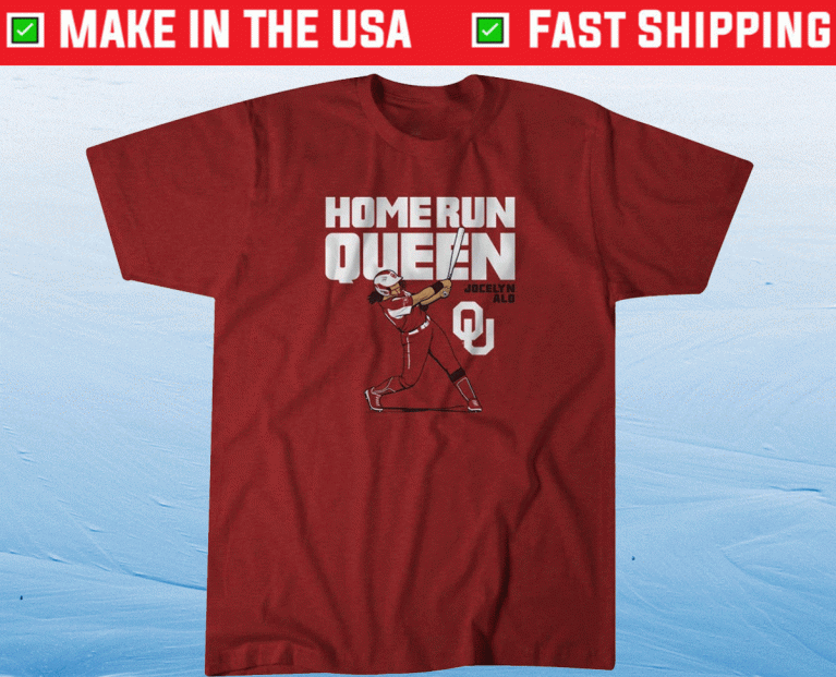 Official Jocelyn Alo Home Run Queen NIL Oklahoma T-Shirt