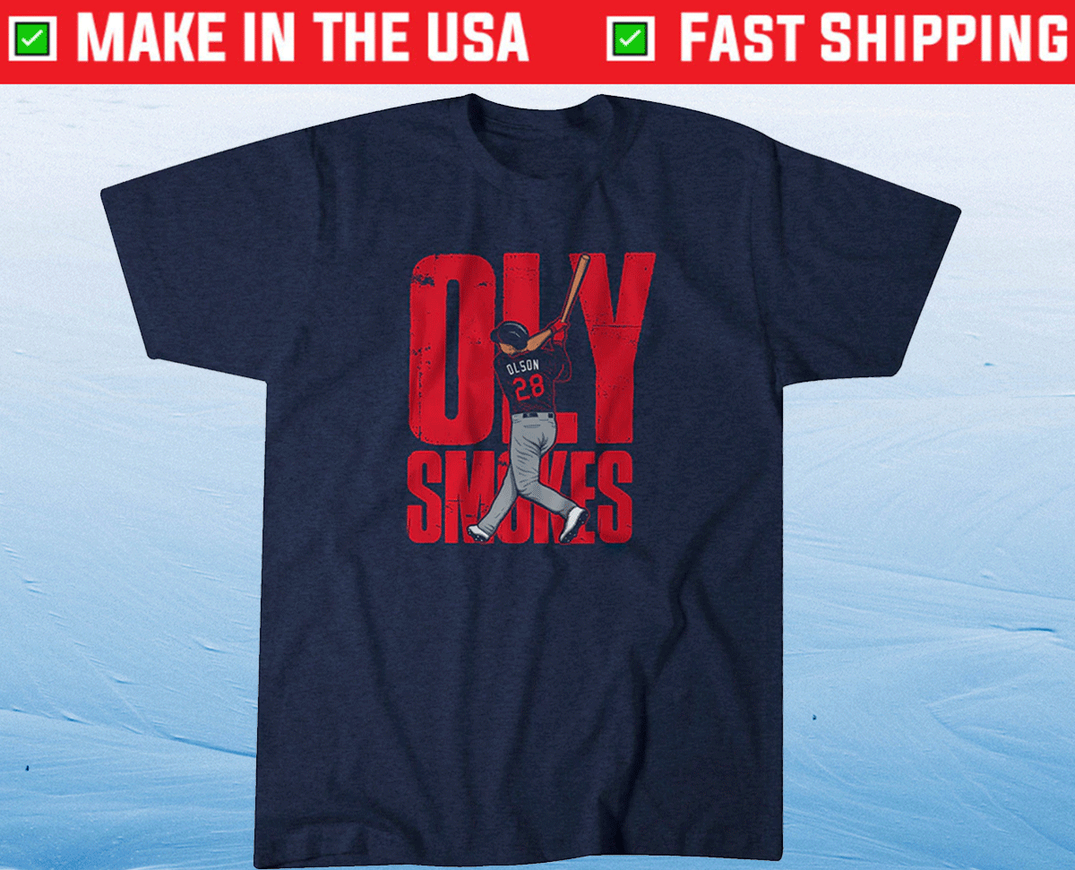 Matt Olson Oly Smokes ATL 2022 TShirt Matt Olson Oly Smokes ATL 2022 TShirt