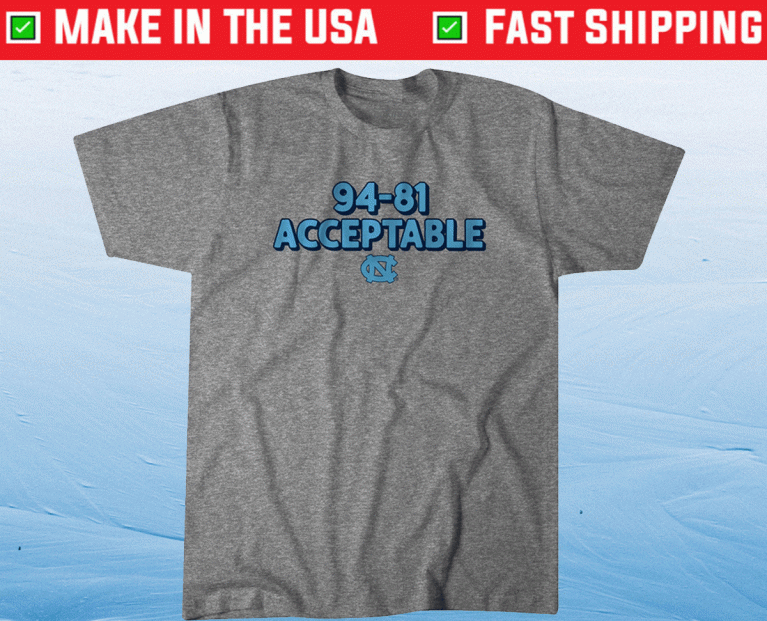 North Carolina Basketball Acceptable 2022 Shirts