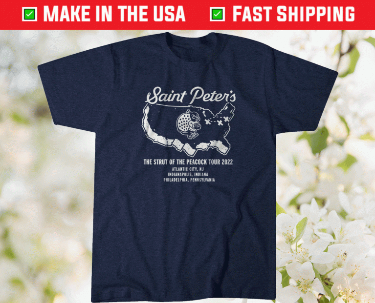 Saint Peters Basketball Strut of the Peacock 2022 T-Shirt