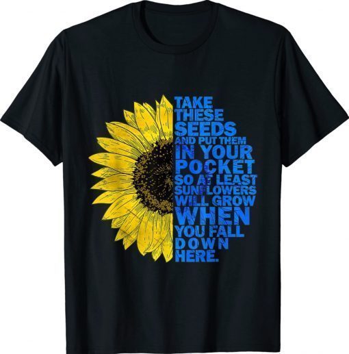 Support Ukraine Sunflower flag Ukraine Stand With Ukraine Shirts