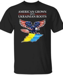 American Grown With Ukrainian Roots Vintage T-Shirt