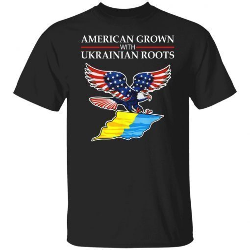 American Grown With Ukrainian Roots Vintage T-Shirt