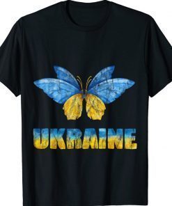 Butterfly Ukraine Support 2022 Shirts