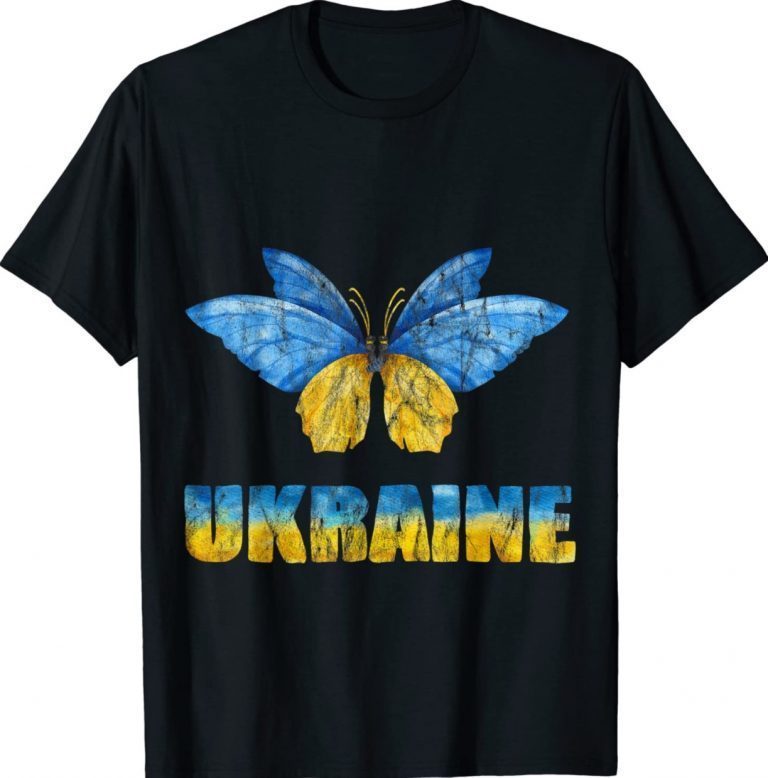 Butterfly Ukraine Support 2022 Shirts