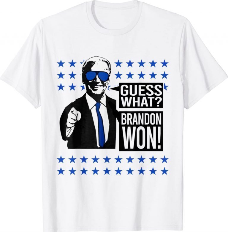 Funny Guess What Brandon Won Biden T-Shirt