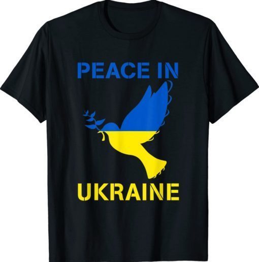 Peace in Ukraine Dove Stand with Ukraine Support Ukraine Vintage Shirts