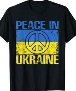 Stand with Ukraine Support Ukraine Peace in Ukraine Dove Vintage TShirt